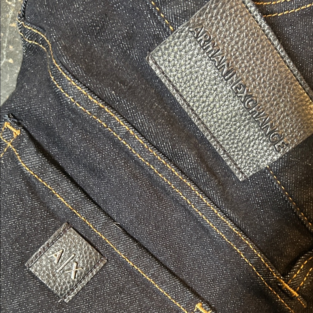 A/X Armani Exchange Men's dj denim. Topstitching detail. Fab - Picture 5 of 5